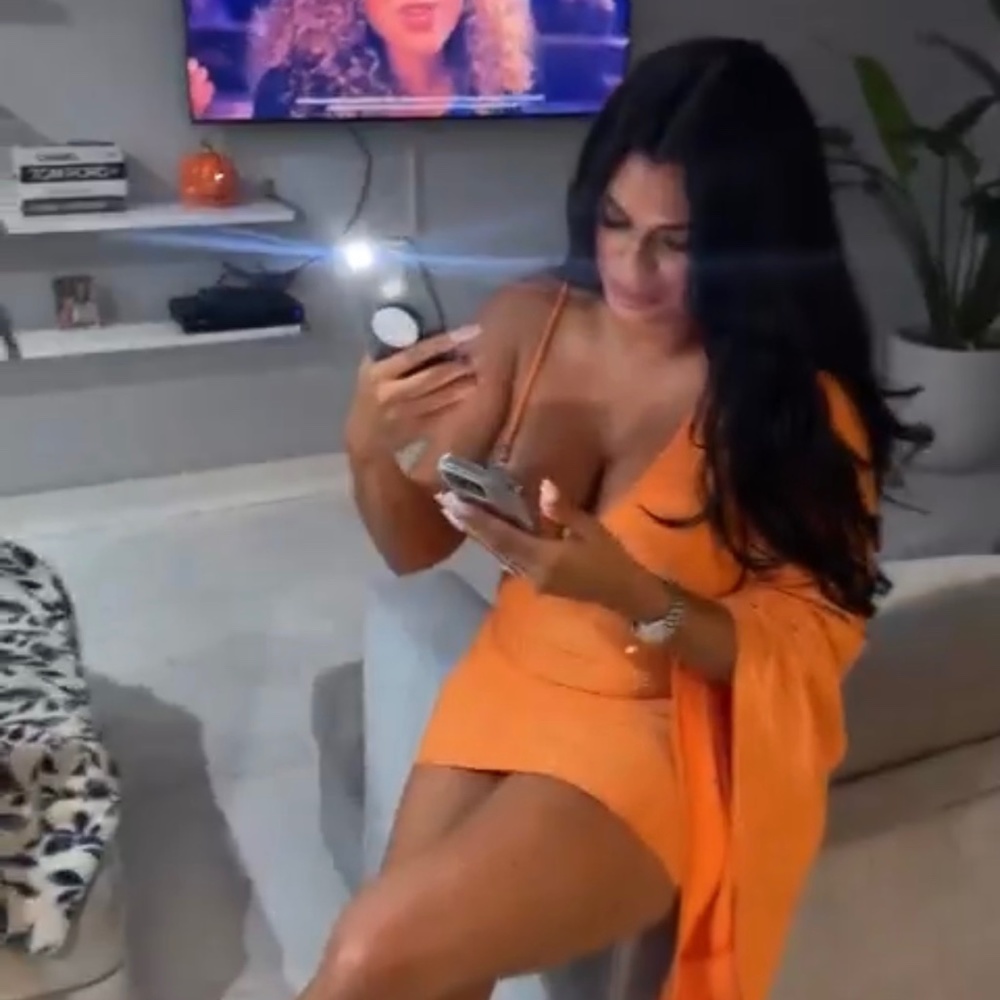 Orange dress